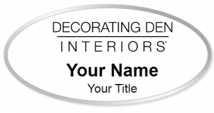 Custom name badges for Decorating Den