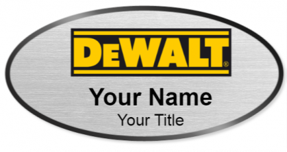 Custom name badges for Dewalt