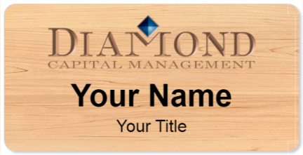 Custom name badges for Diamond Capital Management