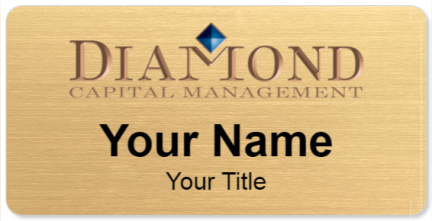 Custom name badges for Diamond Capital Management