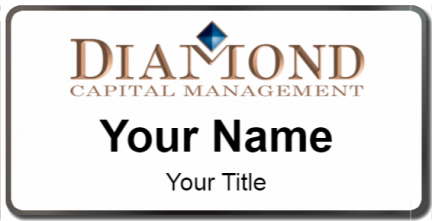 Custom name badges for Diamond Capital Management