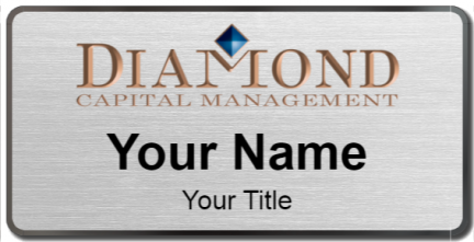 Custom name badges for Diamond Capital Management