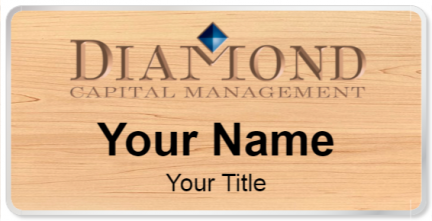 Custom name badges for Diamond Capital Management