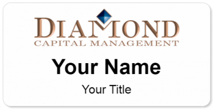 Custom name badges for Diamond Capital Management