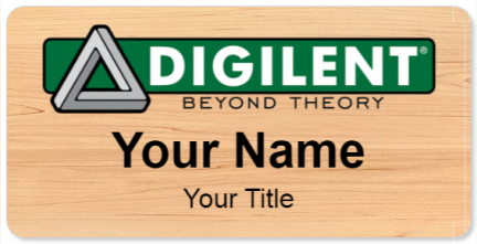 Custom name badges for Digilent
