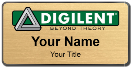 Custom name badges for Digilent