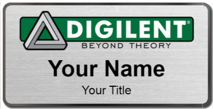 Custom name badges for Digilent
