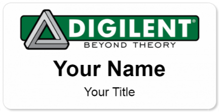 Custom name badges for Digilent