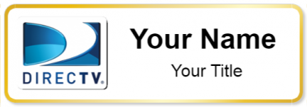 Custom name badges for Direct TV