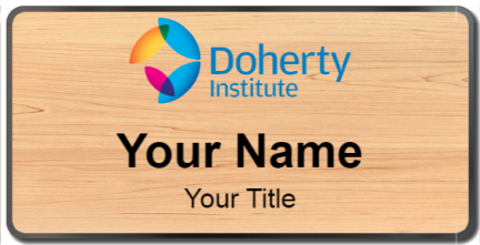 Custom name badges for Doherty Institute
