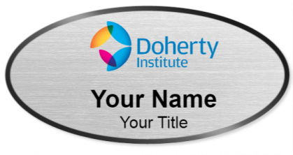 Custom name badges for Doherty Institute