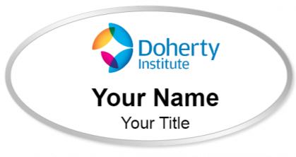Custom name badges for Doherty Institute