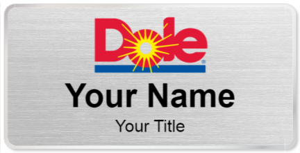 Custom name badges for Dole