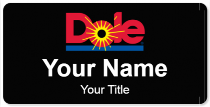 Custom name badges for Dole
