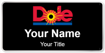 Custom name badges for Dole