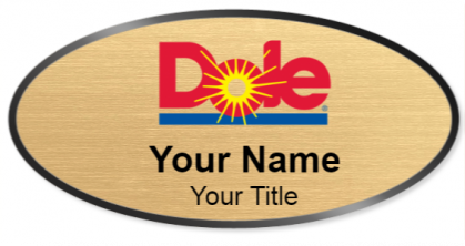 Custom name badges for Dole