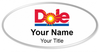 Custom name badges for Dole