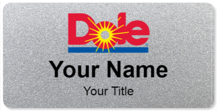 Custom name badges for Dole