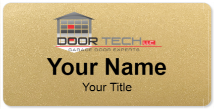 Custom name badges for Door Tech LLC