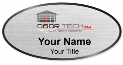 Custom name badges for Door Tech LLC