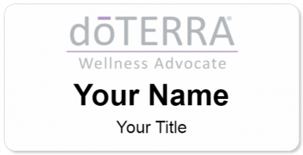 Custom name badges for Doterra Wellness Advocate