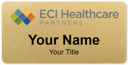 Custom name badges for ECI Healthcare Partners