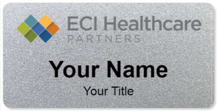 Custom name badges for ECI Healthcare Partners