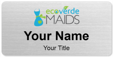 Custom name badges for Ecoverde Maids