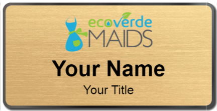 Custom name badges for Ecoverde Maids