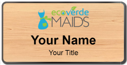 Custom name badges for Ecoverde Maids