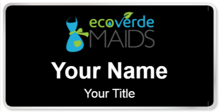 Custom name badges for Ecoverde Maids