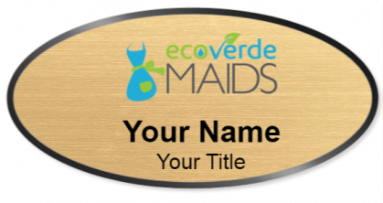 Custom name badges for Ecoverde Maids