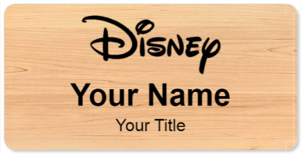 Custom name badges for Disney