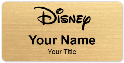 Custom name badges for Disney