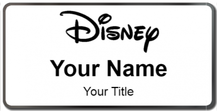 Custom name badges for Disney