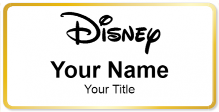 Custom name badges for Disney