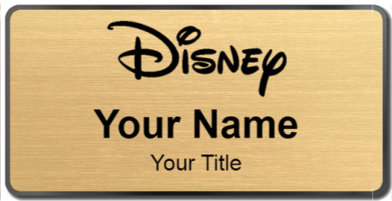Custom name badges for Disney