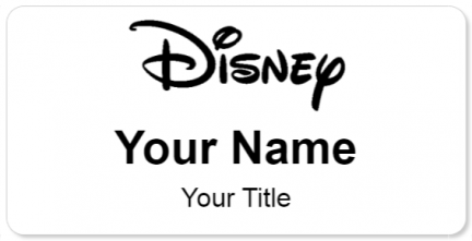 Custom name badges for Disney