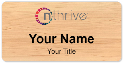 Custom name badges for NThrive