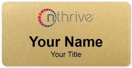 Custom name badges for NThrive