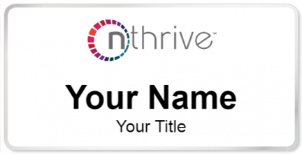 Custom name badges for NThrive