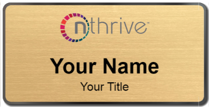 Custom name badges for NThrive