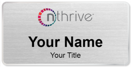 Custom name badges for NThrive