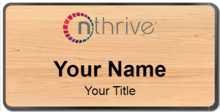 Custom name badges for NThrive