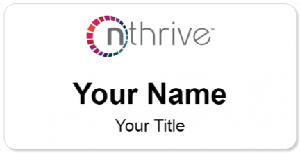 Custom name badges for NThrive