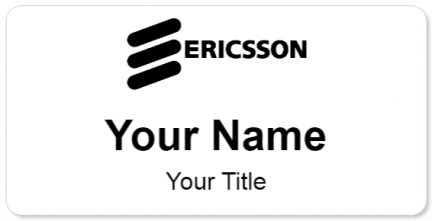 Custom name badges for Ericsson