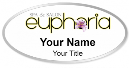 Custom name badges for Euphoria Spa and Salon