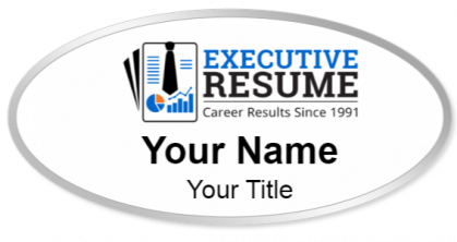 Custom name badges for Executive Resume