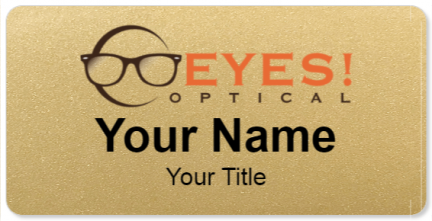 Custom name badges for EYES Optical