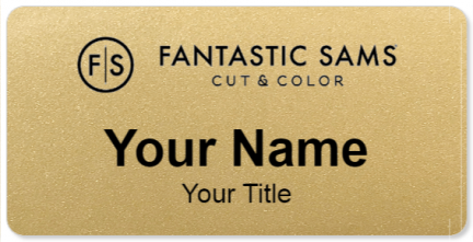 Custom name badges for Fantastic Sams Cut and Color